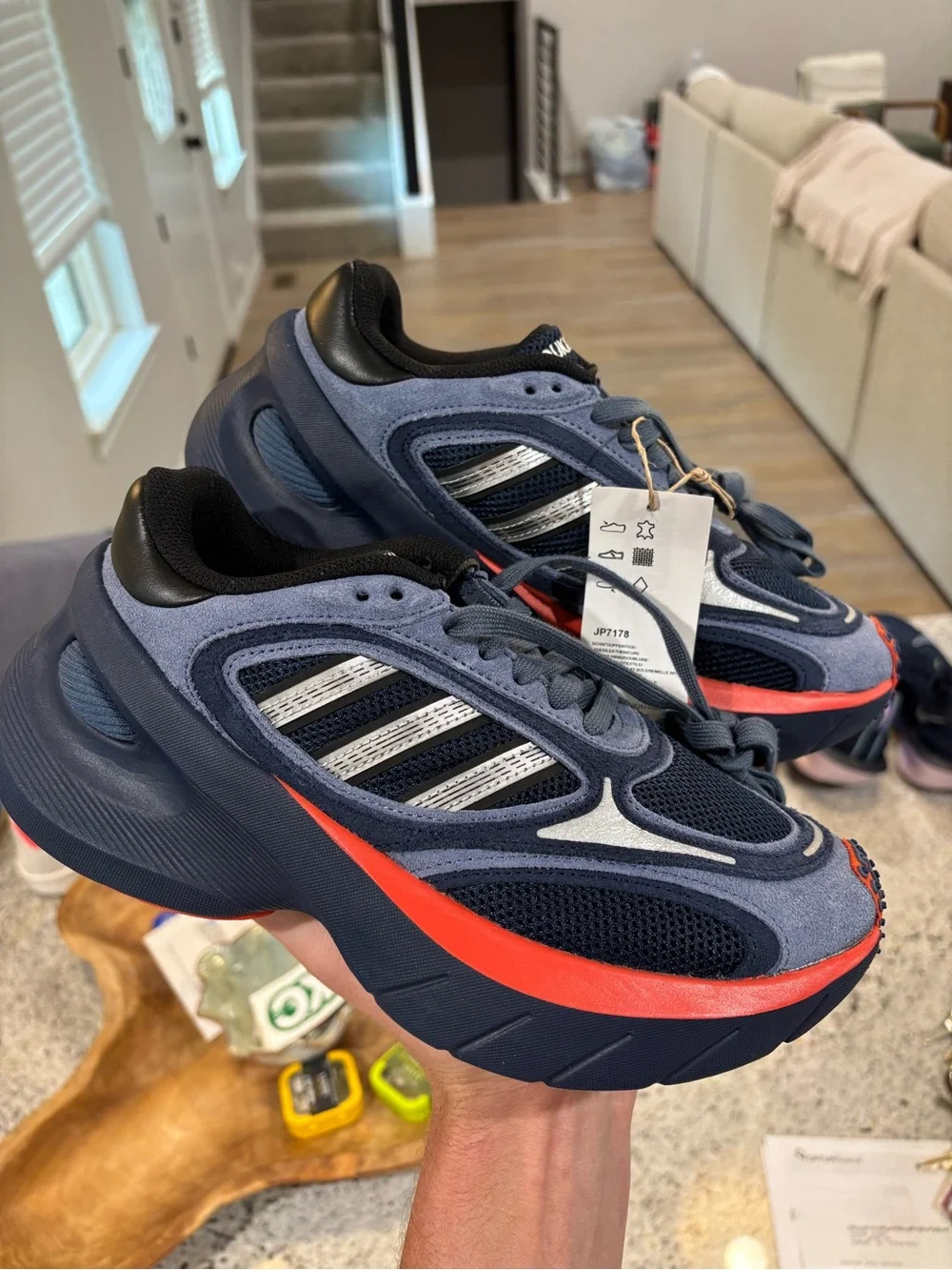 Adidas Adizero Goukana ‘Core Navy’ Women’s Size 7 Sneakers Pharrell NEW | JP7178